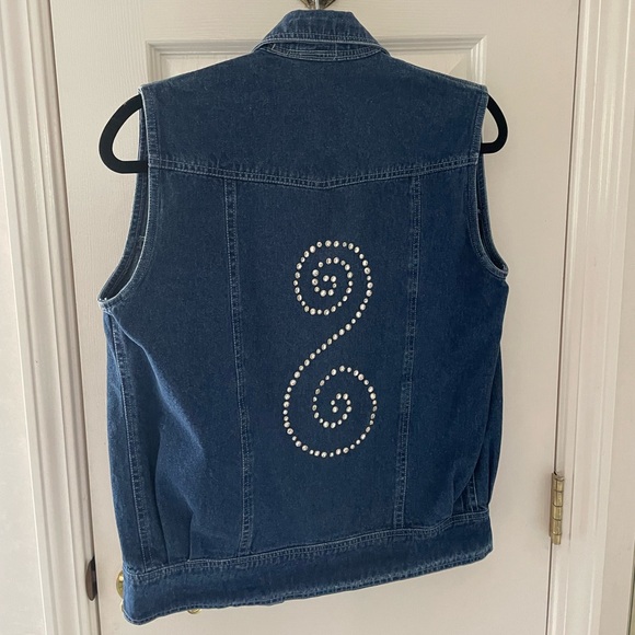 Bejeweled Jean Vest - Picture 2 of 3